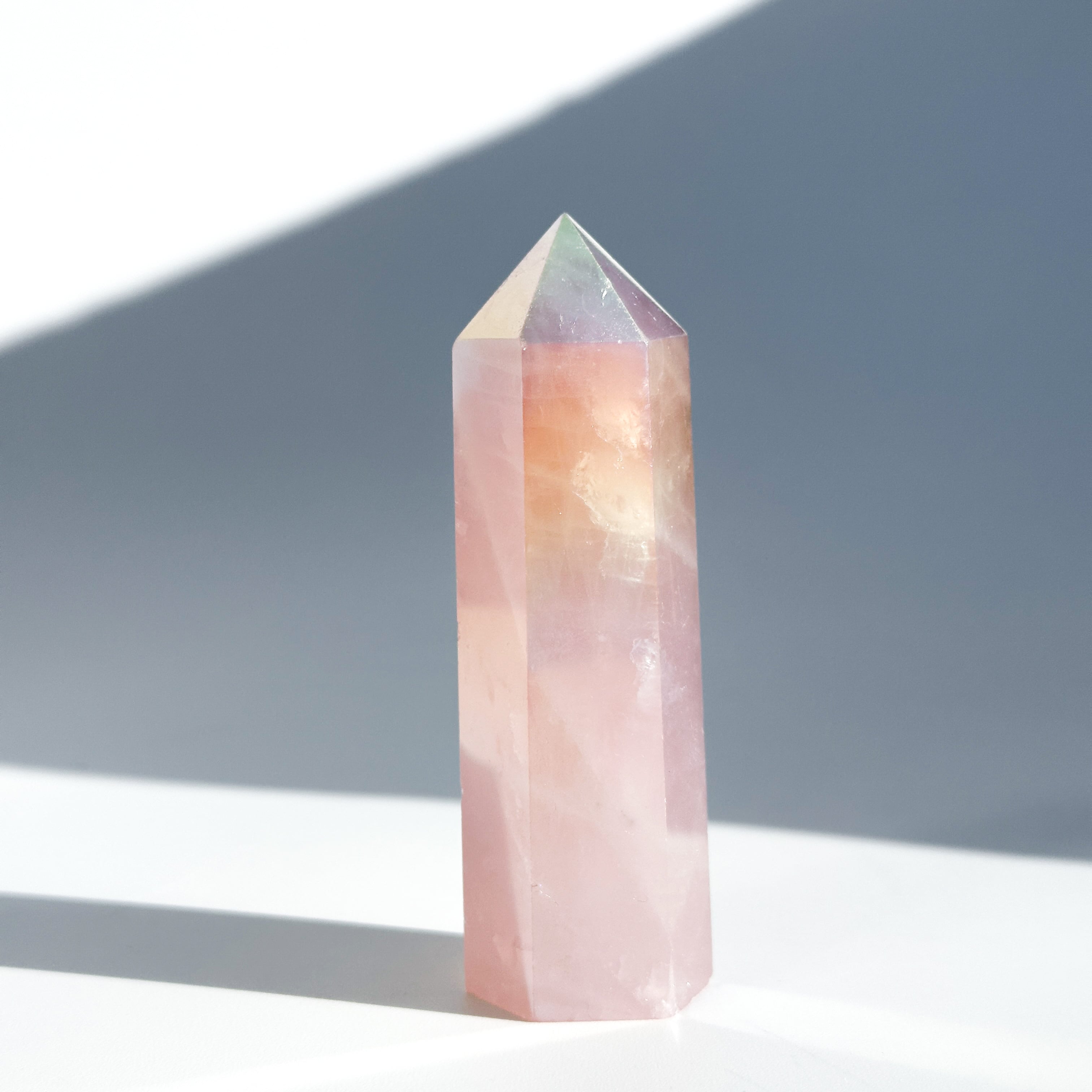 エンジェルオーラローズクォーツ タワー22✧ Angel Aura Rose Quartz