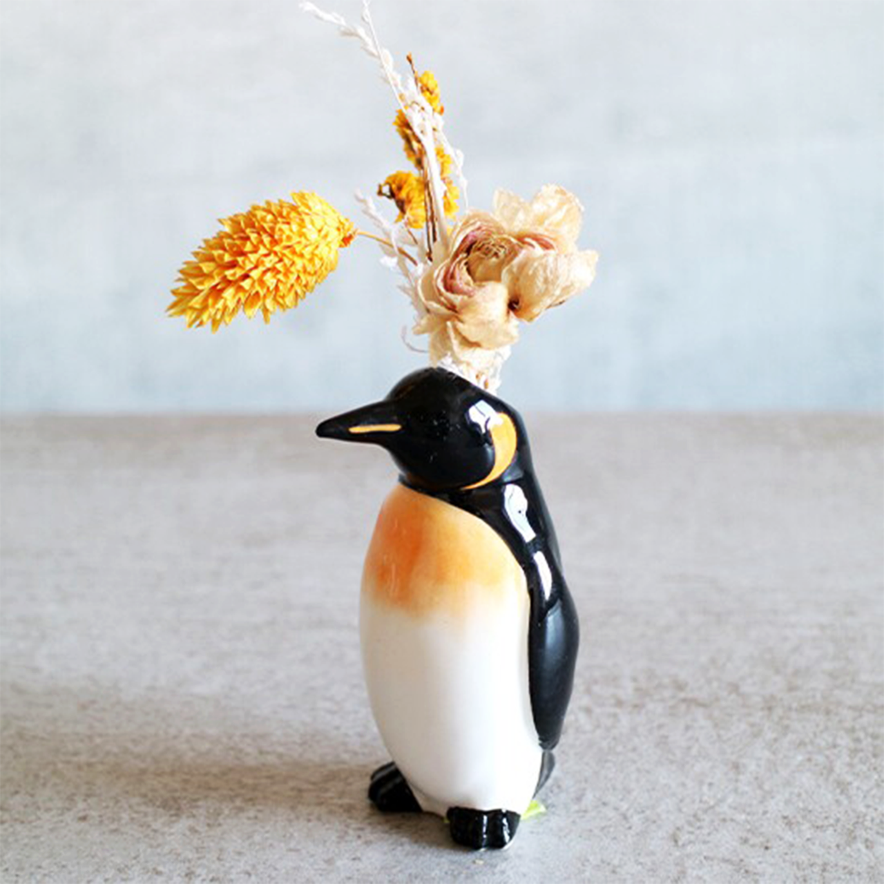 鹿児島睦】MakotoKagoshima 壁掛け、花瓶 ペンギン
