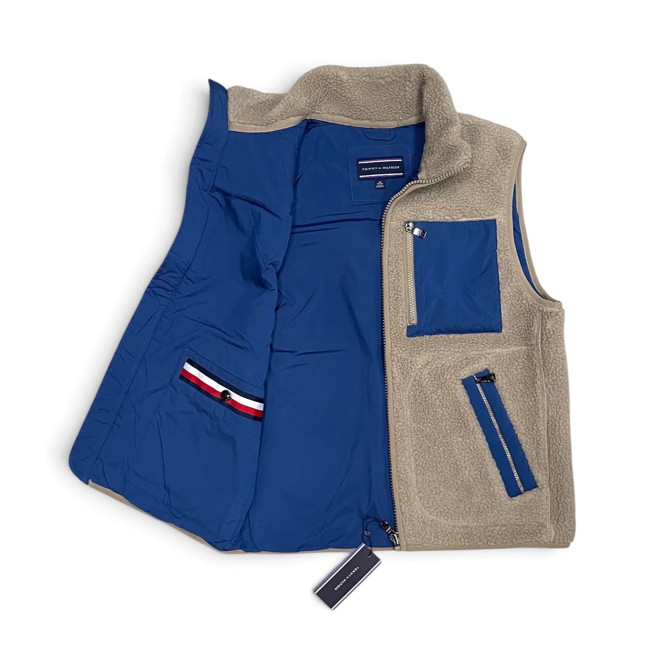 【新品】Tommy Hilfiger Fleece Vest トミーヒルフィガー フリースベスト【VEST-TOMMY-001】 - 3