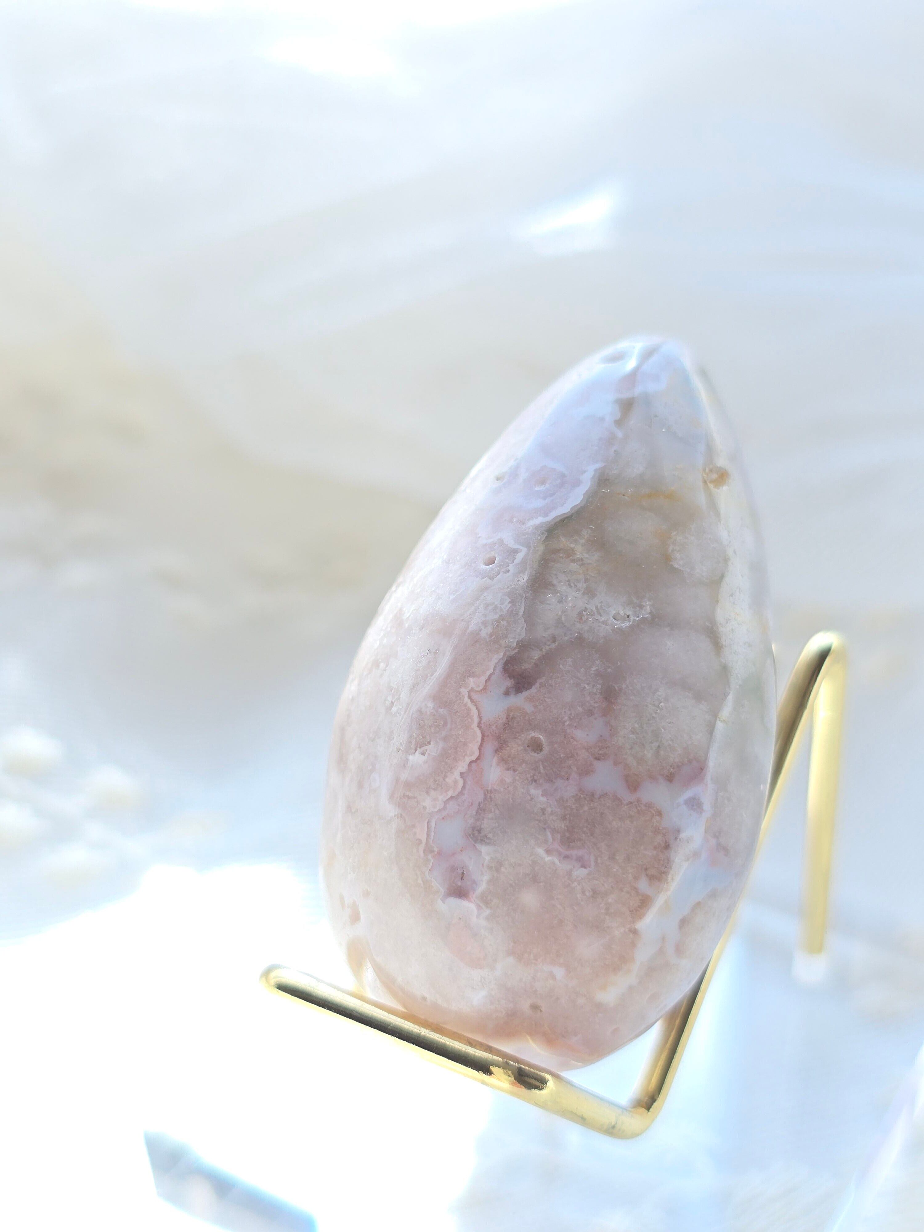 ザンビア産 水晶 エンジェルブルーラダー ポイント 高透明 約19.5cm