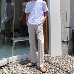 ストレートスマートレッグパンツ　0626