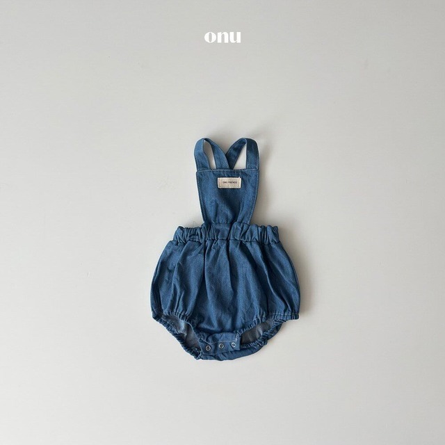 予約⌇ONU / Denim melange suit baby (12M)