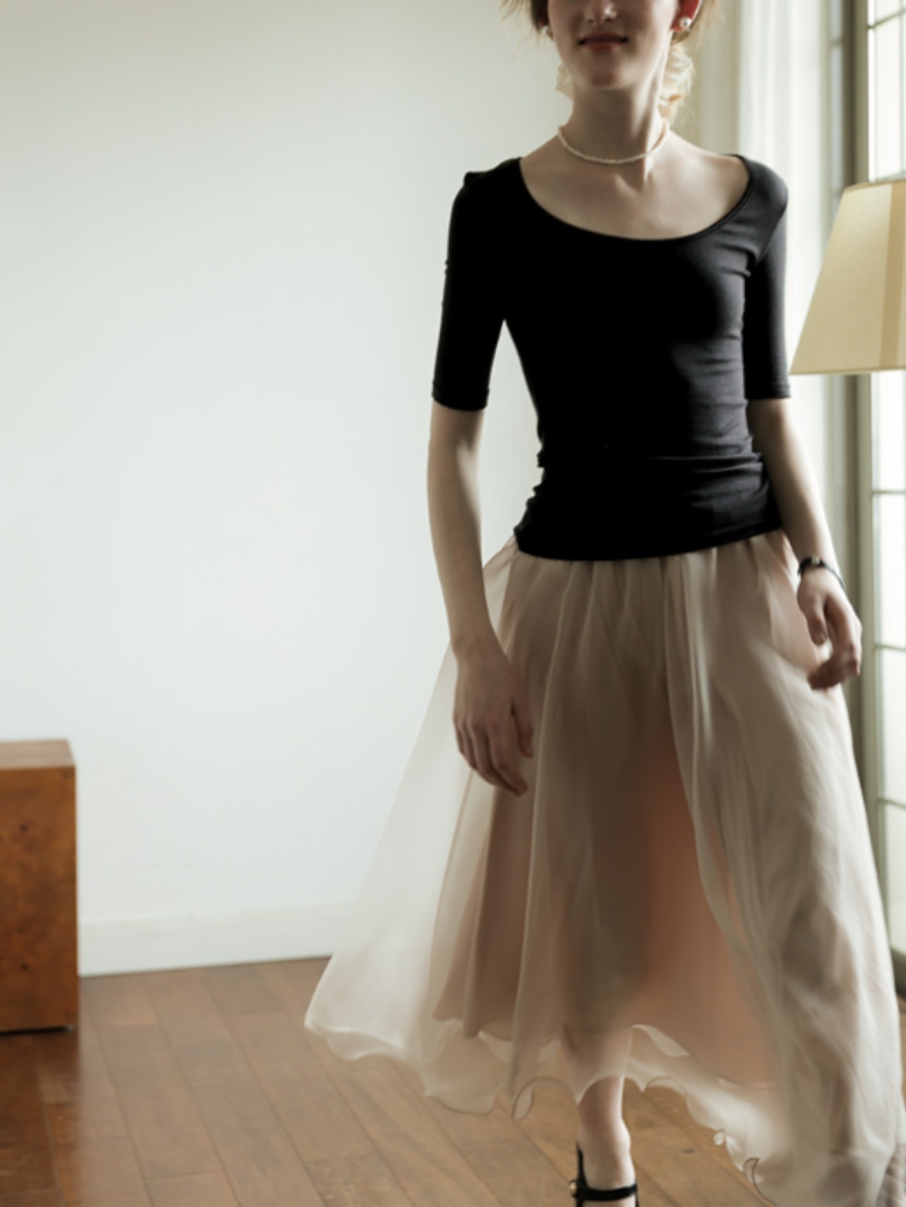 Épure Ballet U-Neck Top F0701