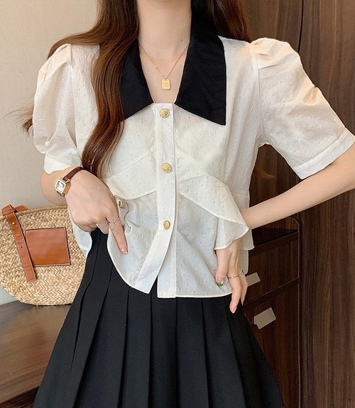 大きいサイズ レディース トップス　ブラウス　春夏 秋 新品 半袖