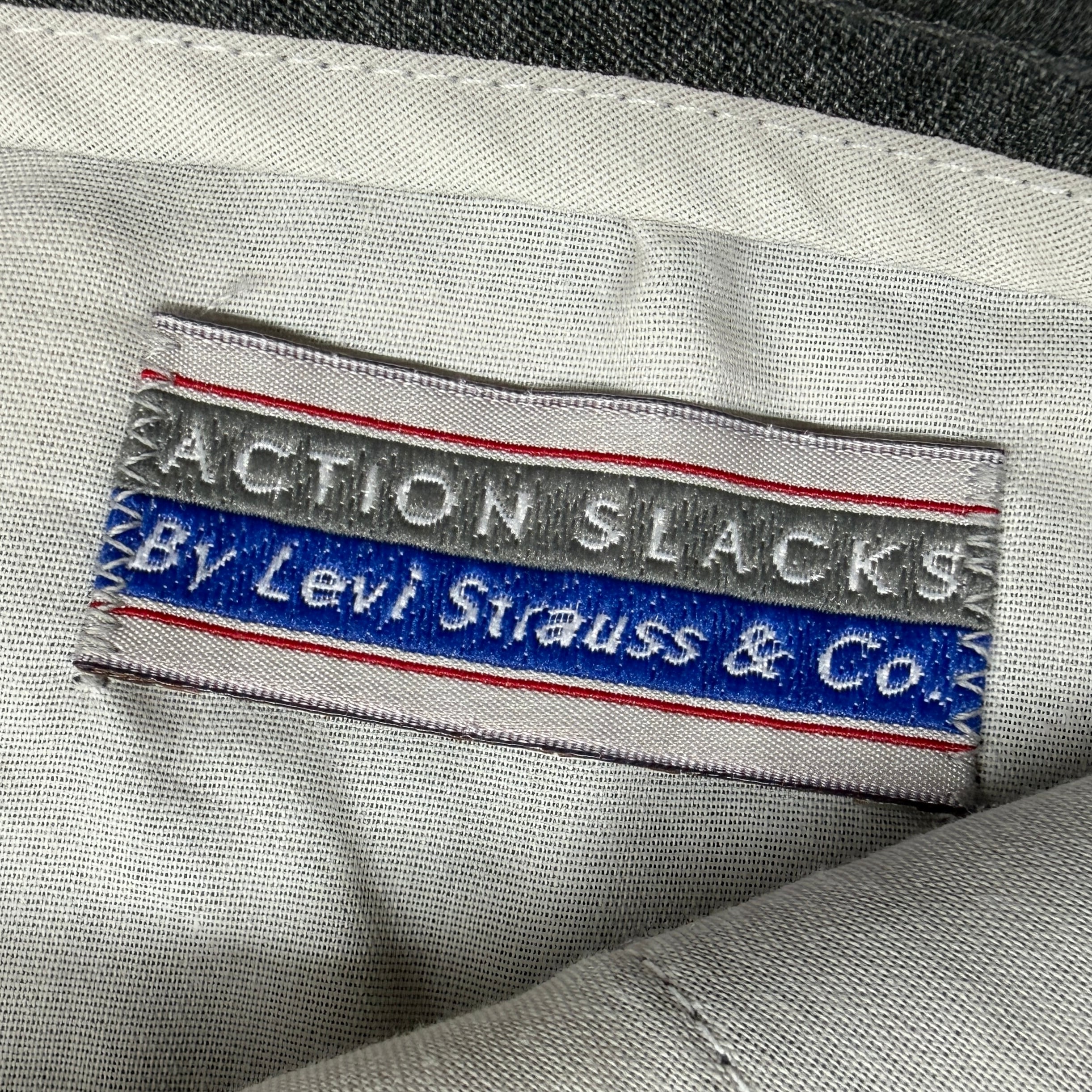 Levi's】W36 L29 ACTION SLACKS リーバイス 古着 スラックス グレー