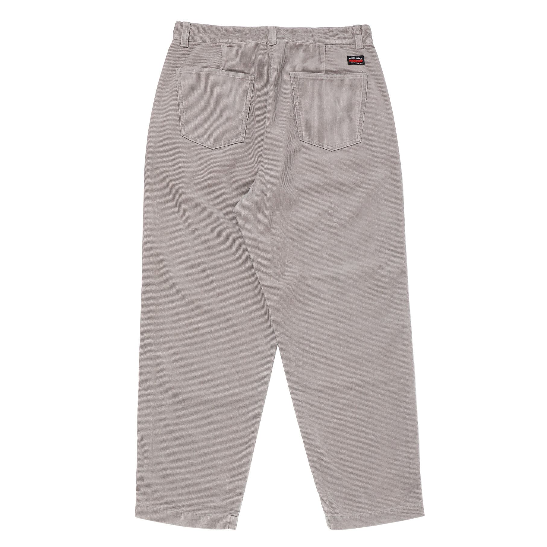LOOSE FIT CORDUROY PANTS/GRAY | PORKCHOP GARAGE SUPPLY