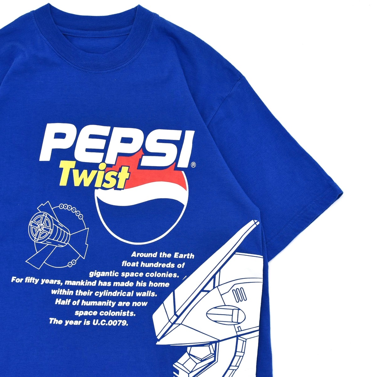 PEPCI TWIST & GUNDAM print T-shirt | 古着屋 grin days memory 