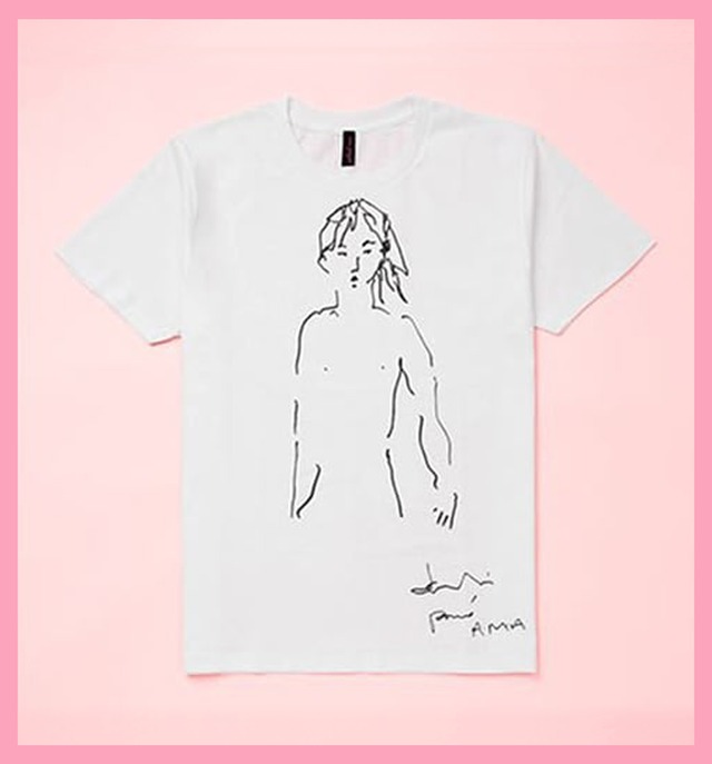【ama project】「少女」Design by Jane Birkin / T-shirt / PP袋包装