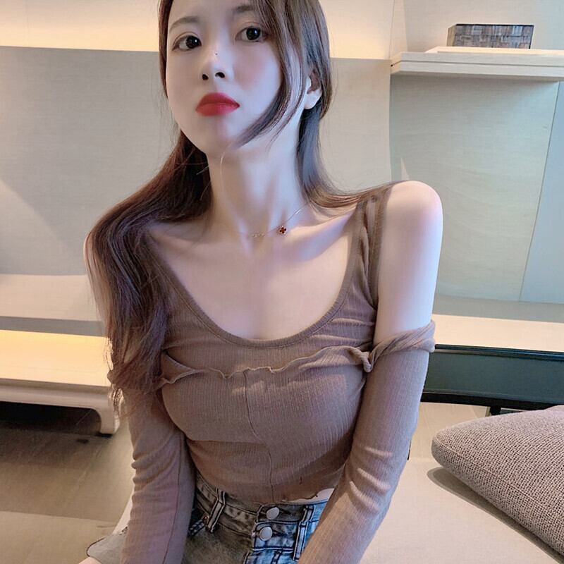 ブラウス オータムショートTシャツ 秋物 ガールズファッション18382103985