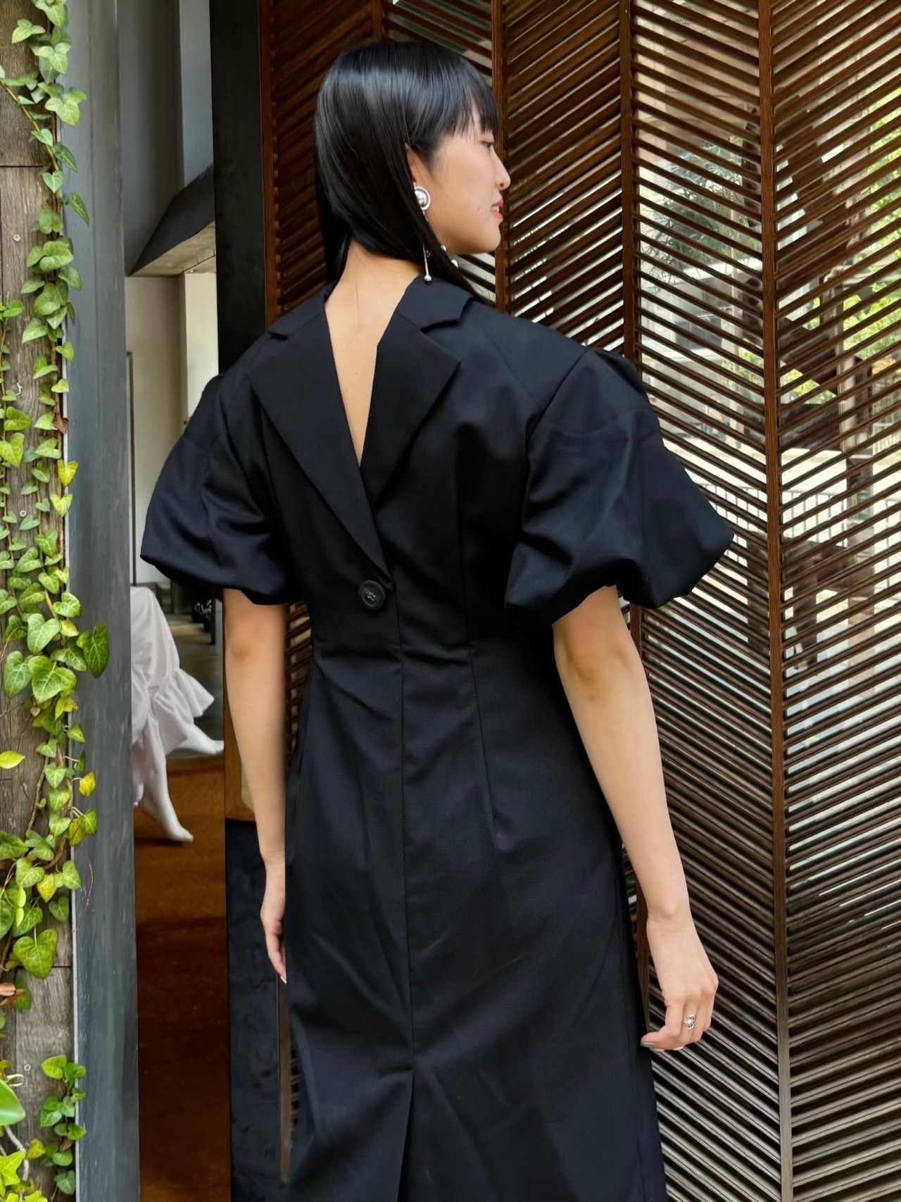 24AW】ENFOLD エンフォルド /BACK-TO-FRONT DRESS / 2way ワンピース 