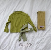 【取寄】CHIP マランハーフハイネックTシャツ｜秋服｜韓国子供服｜26/AT