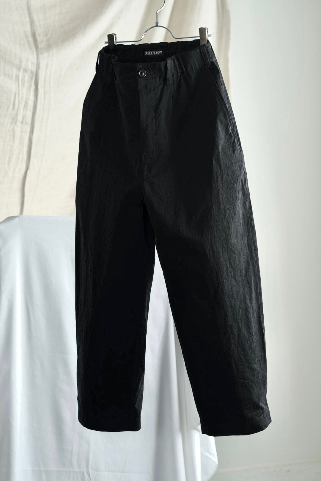 CASEY CASEY - WARREN PANT - DOUBLE COT - BLACK