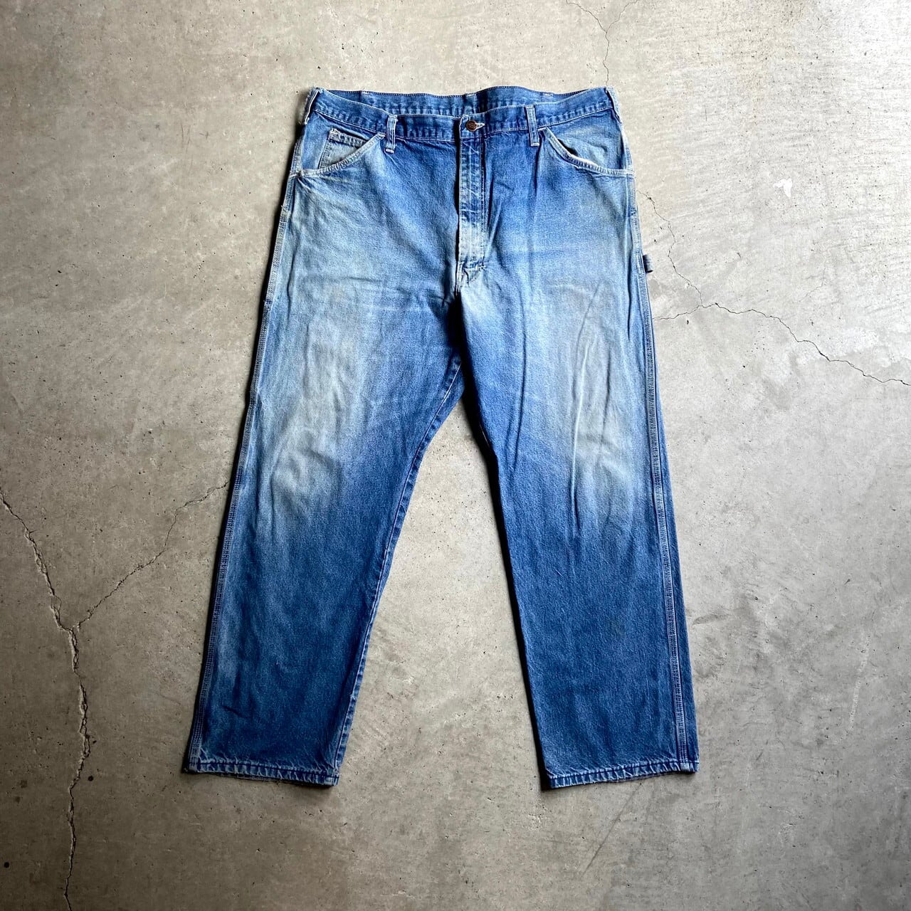 70年代 70s Dickies ディッキーズ ワイド デニム ペインターパンツ 