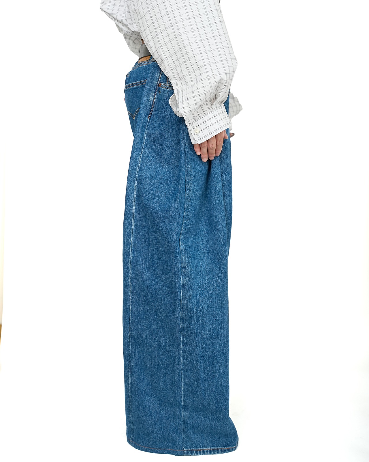 BLESS "Triplejeans 〔Vintage Denim Blue〕Size : L"