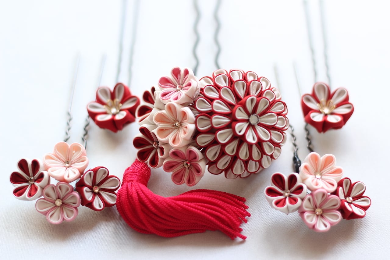 簪とUピンのセット