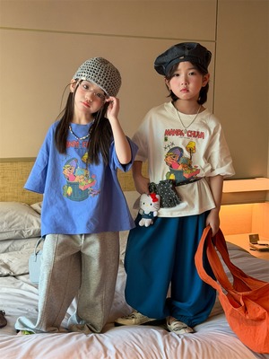 ヴィンテージ風プリントTシャツ / 90 100 110 120 130 140 150 160