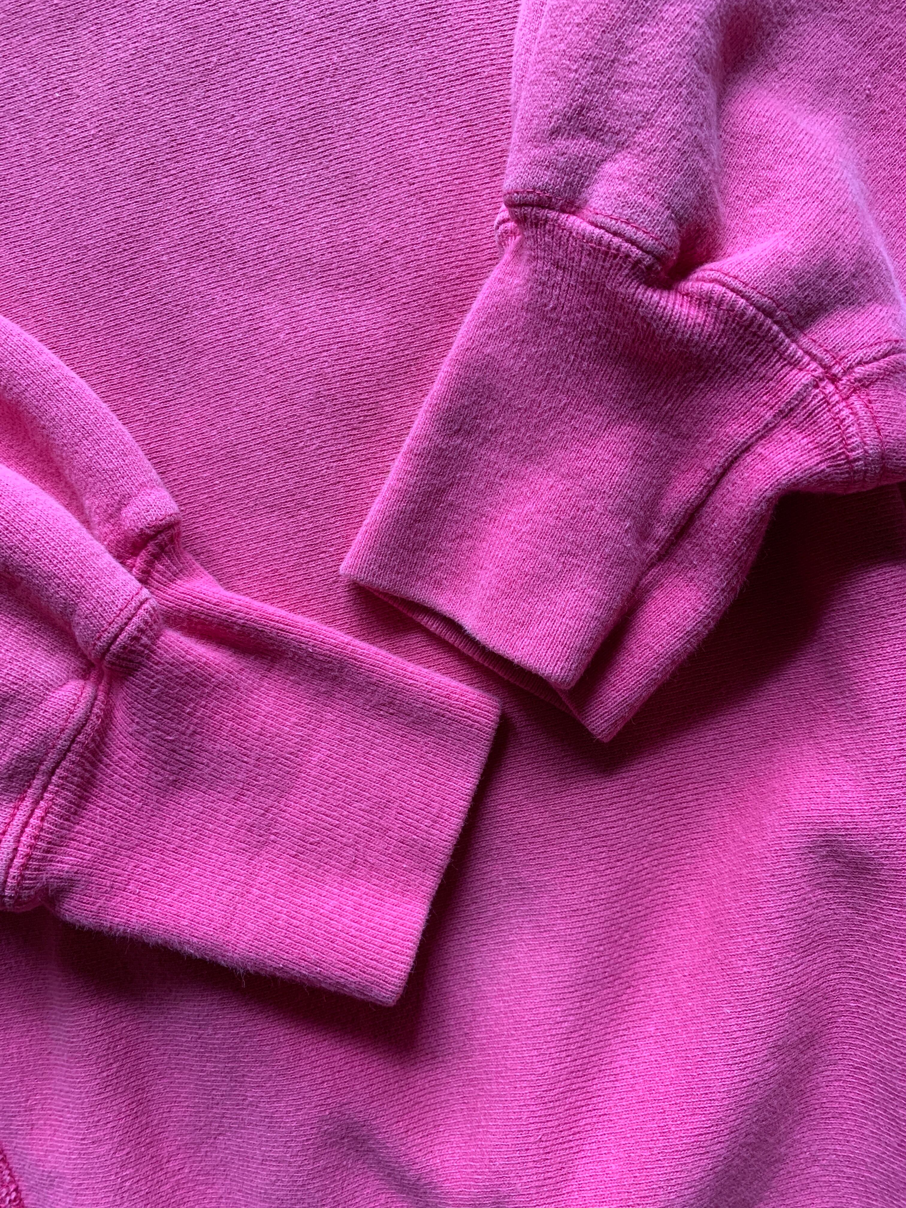 80's Champion  チャンピオンRW 無地 チェリーピンク 表記(L) USA製