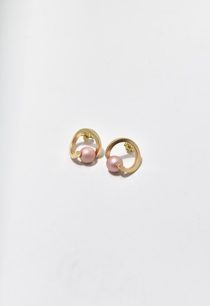 spiral pierce Coral Pink