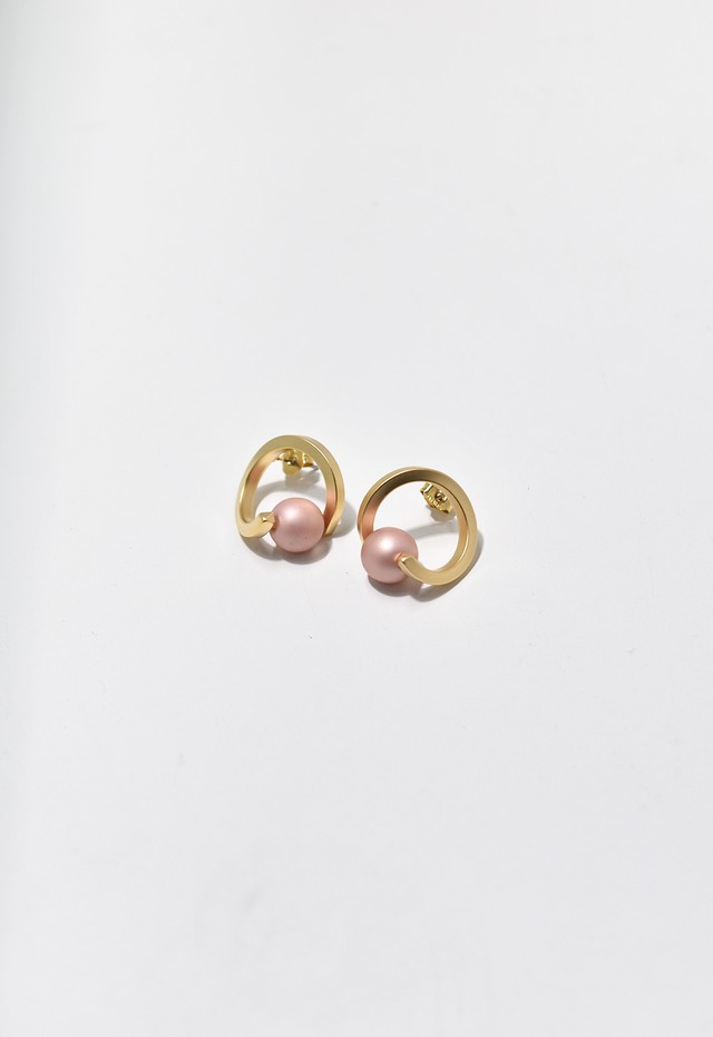 spiral pierce Coral Pink