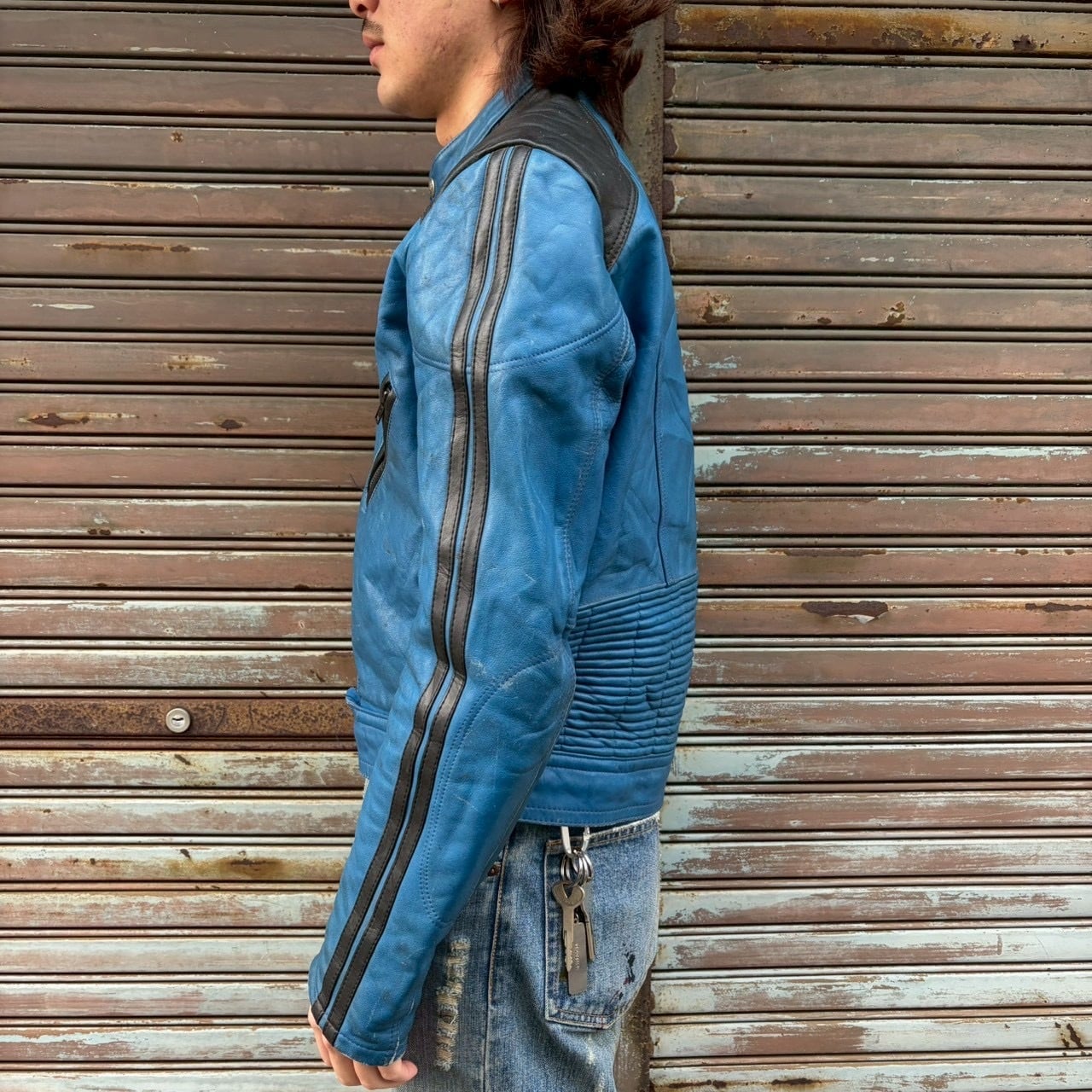 70s Furygan フュリガン フランス フレンチ ライダースジャケット