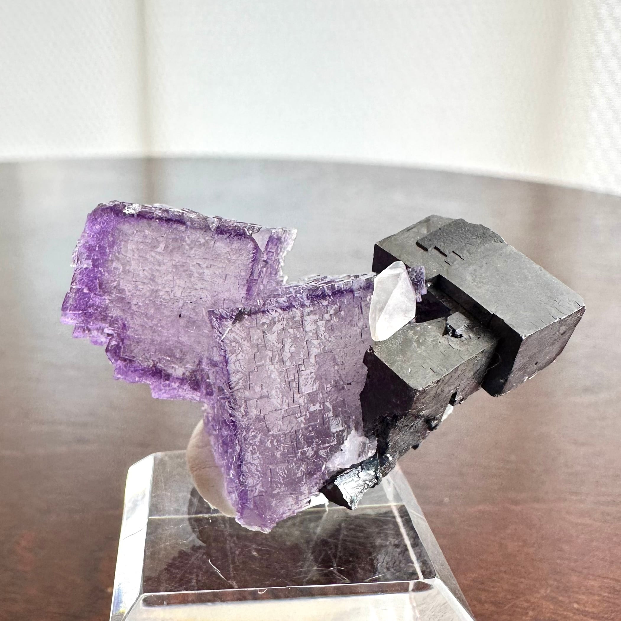 フローライト / ガレナ / カルサイト【Fluorite with Galena & Calcite】アメリカ産