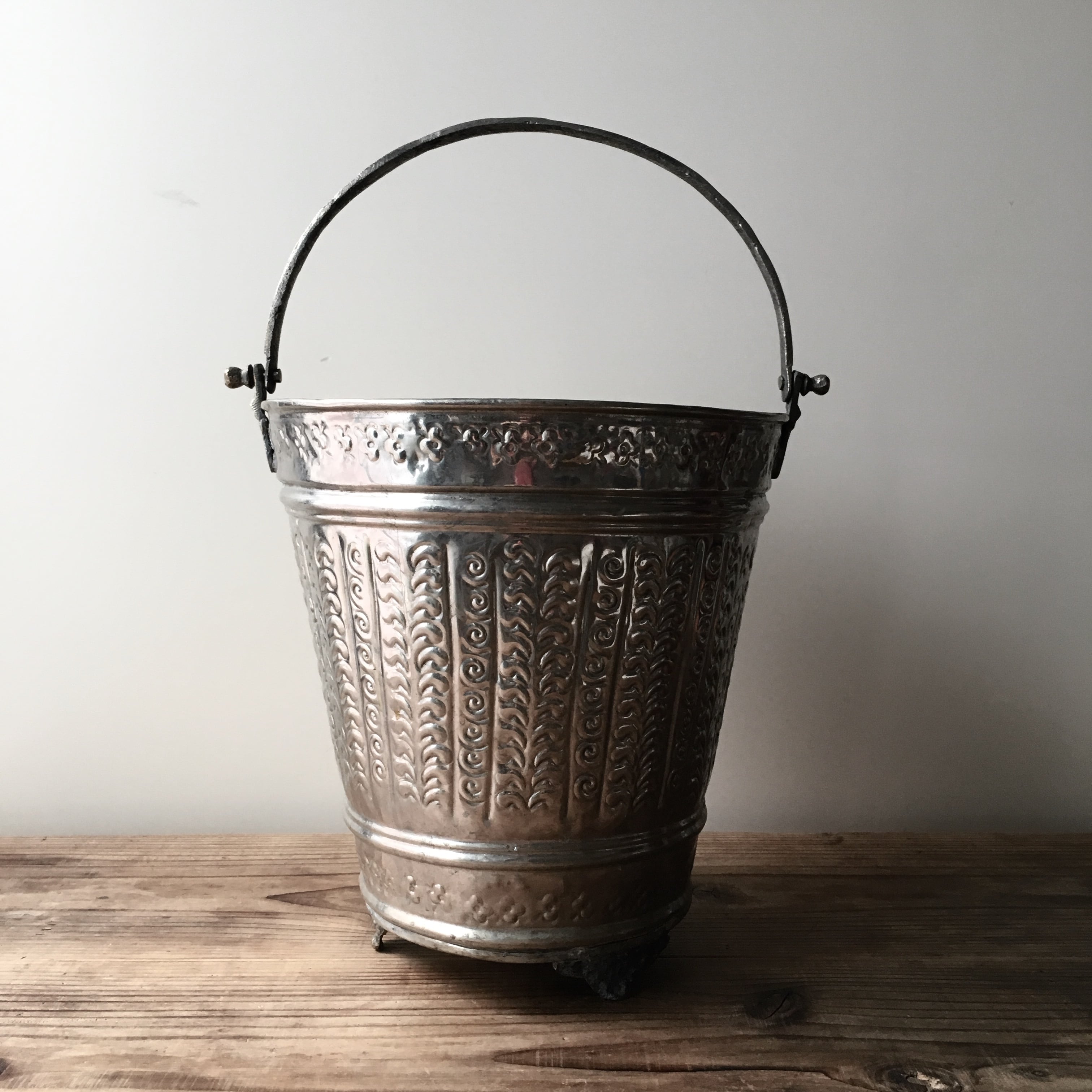 モロッコの古いハマムバケツ L