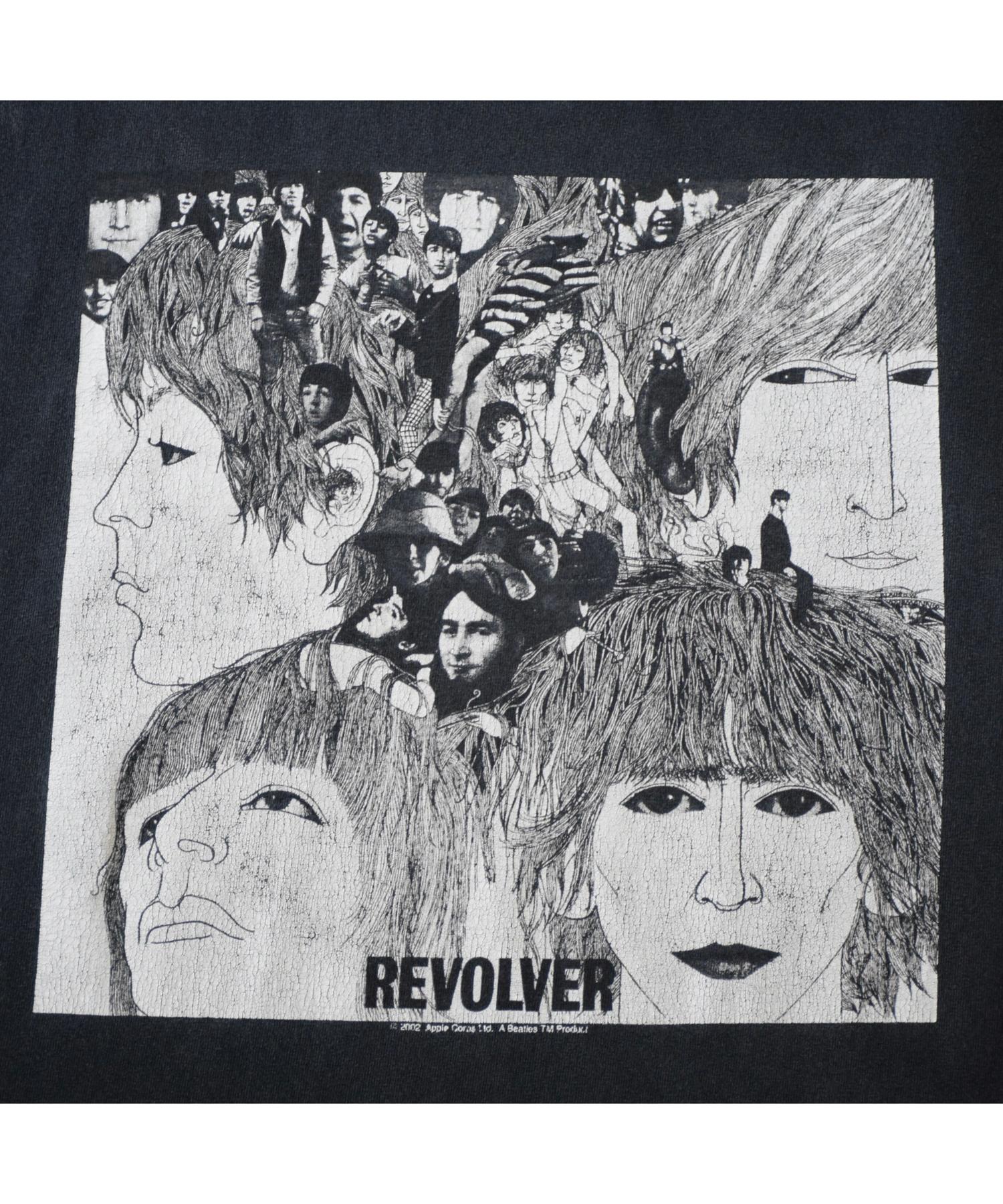 02 THE BEATLES REVOLVER Tシャツ バンド メンズ XL ブラック