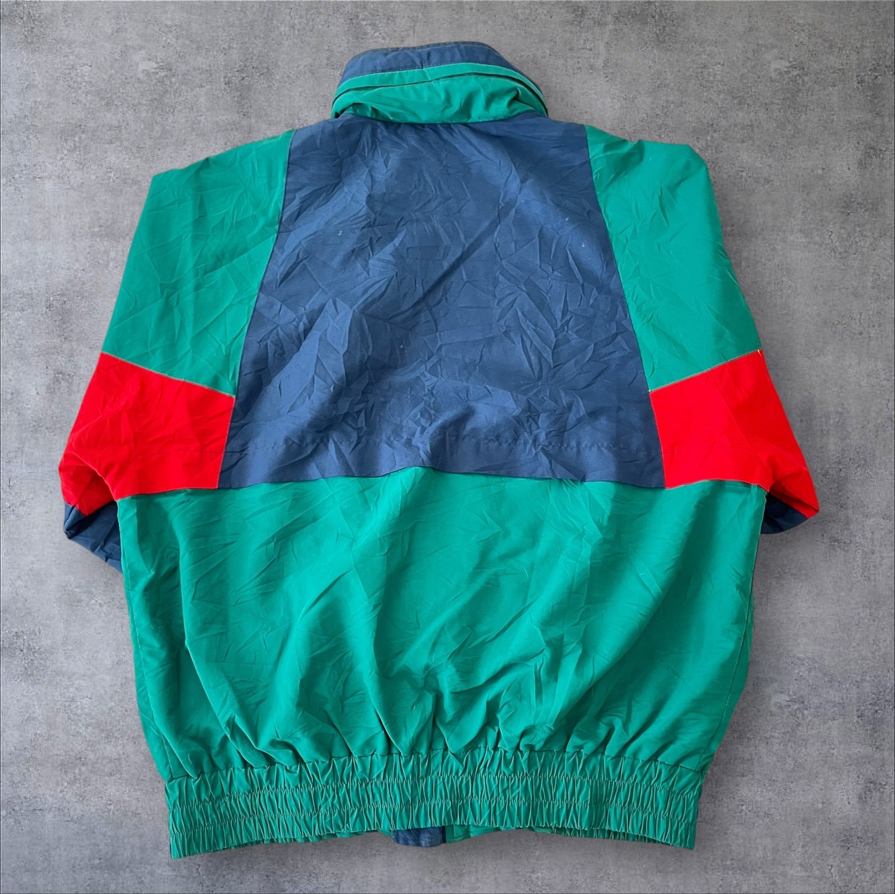 90s London FOG China Color Block Nylon Jacket