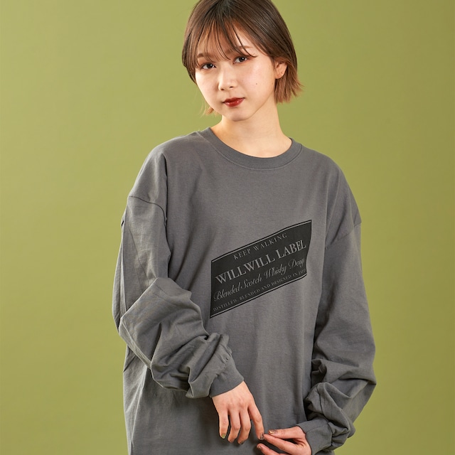 WILLWILL LABEL Long Sleeve Charcoal 