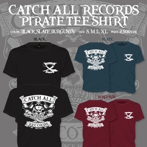 CATCH ALL RECORDS PIRATE TEE SHIRT