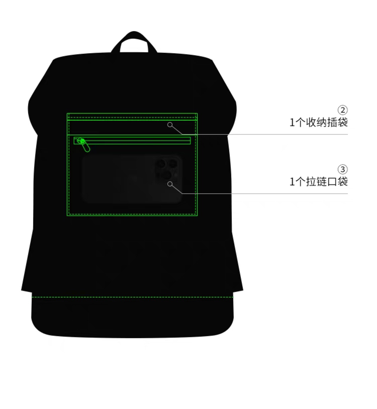 COMBACK FIDLOCK V-BUCKLE フラップ バックパック