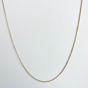 【14K-3-59】20inch 14K real gold chain necklace