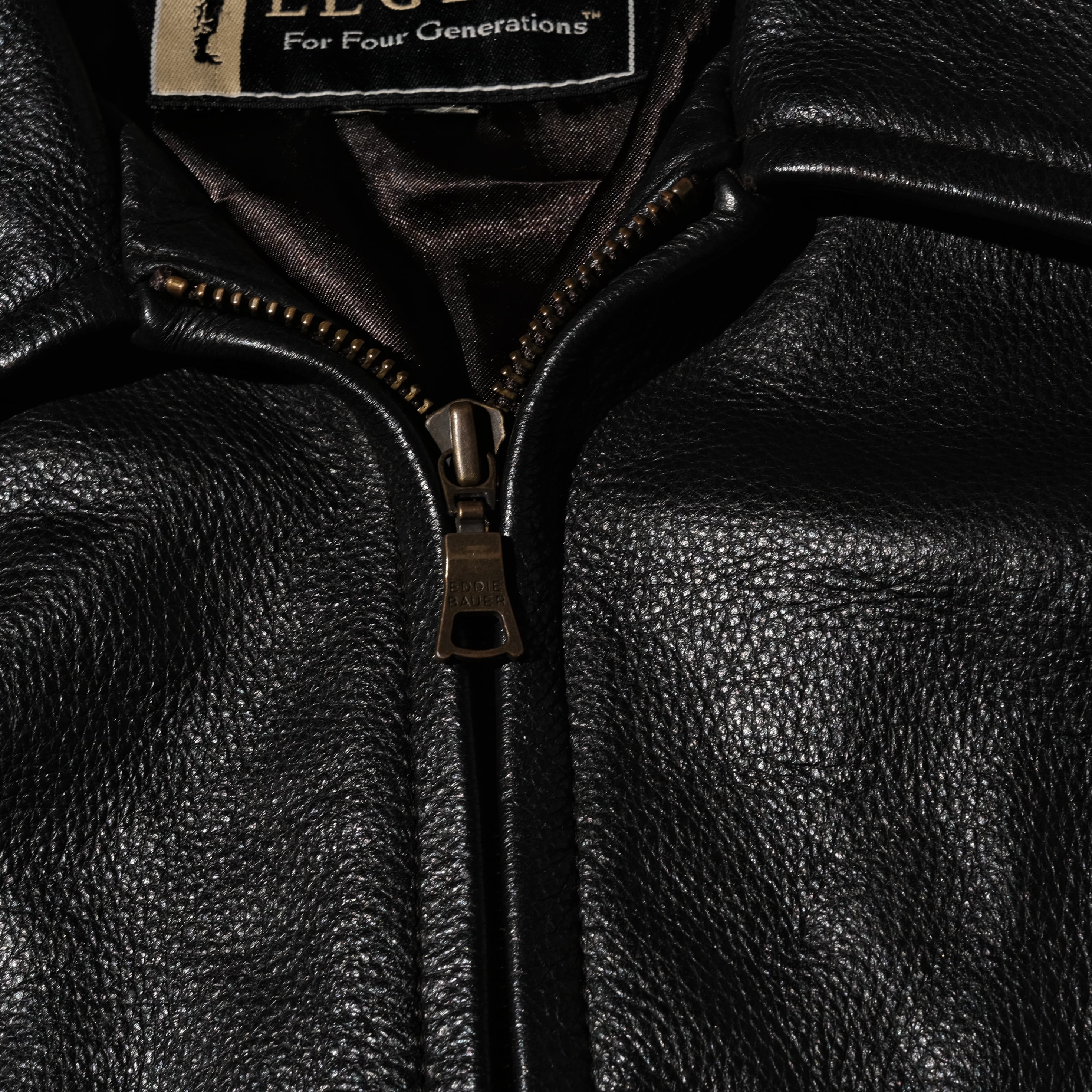 90's Eddie Bauer leather jacket [like M] | goodbuy used clothing