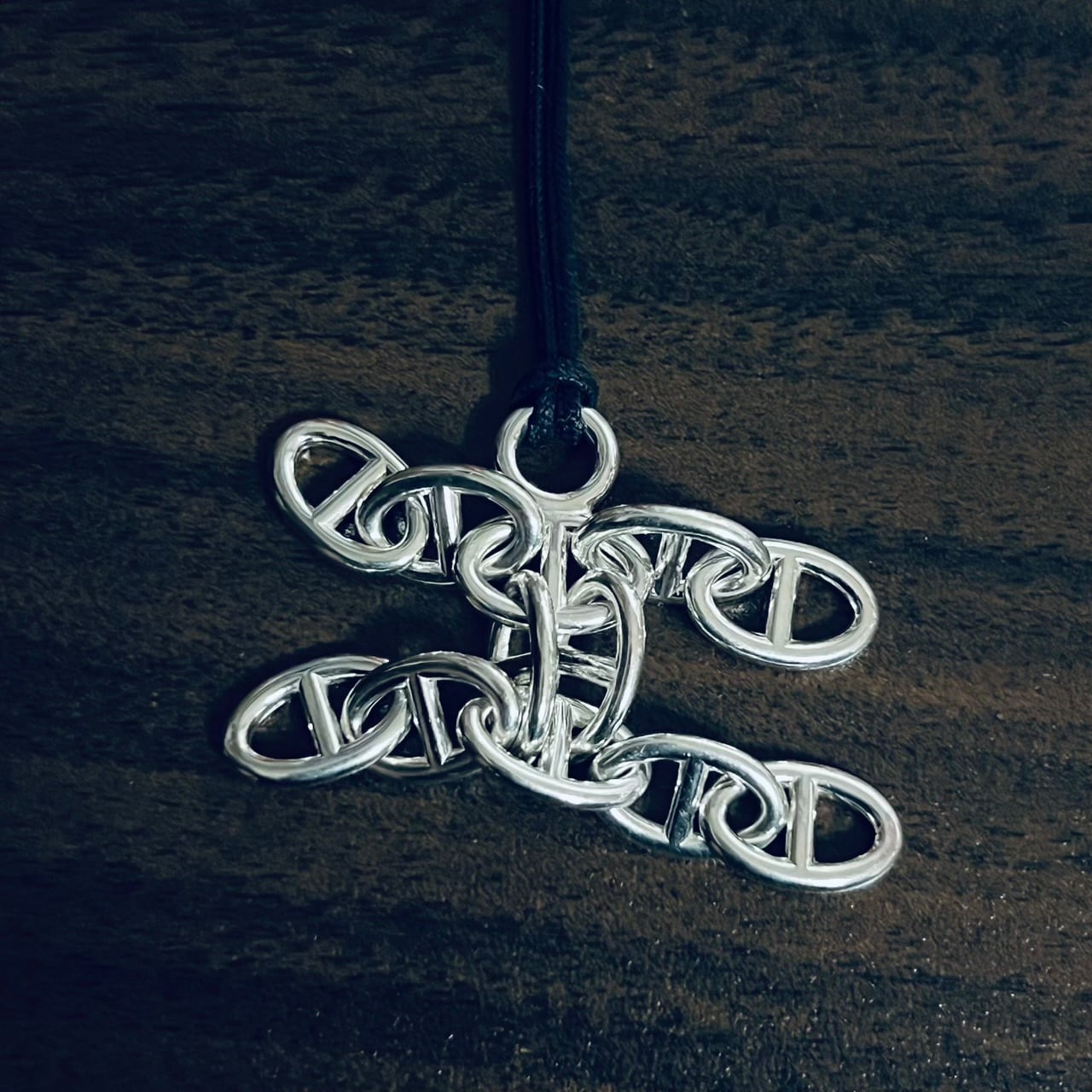 HERMES Chaine d'Ancre Man Necklace Sterling Silver | エルメス