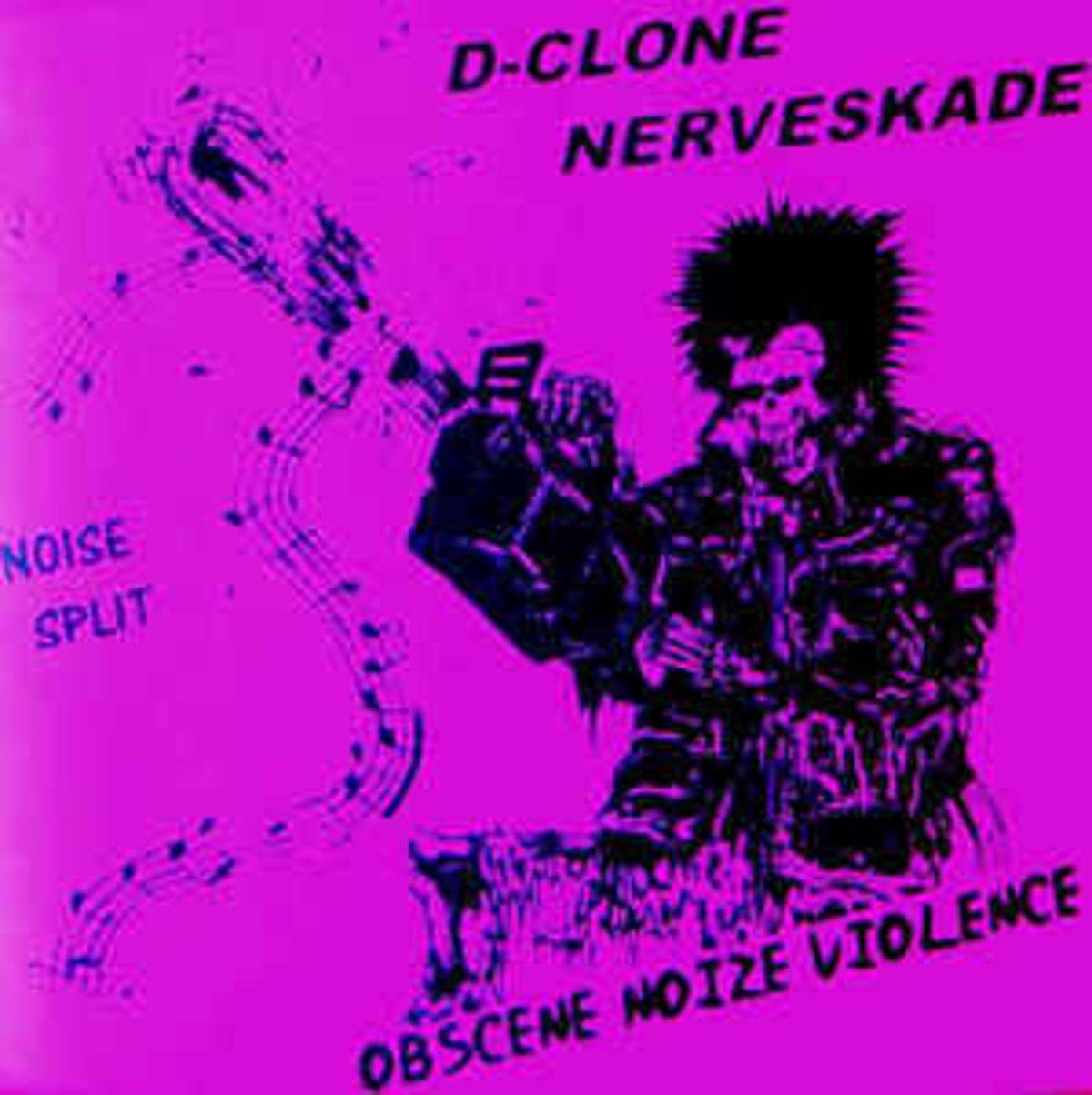 T-shirt D-Clone/Nerveskade - Imprimé Graphique, Gildan 5000, Taille Régulière, Neuf étiqueté