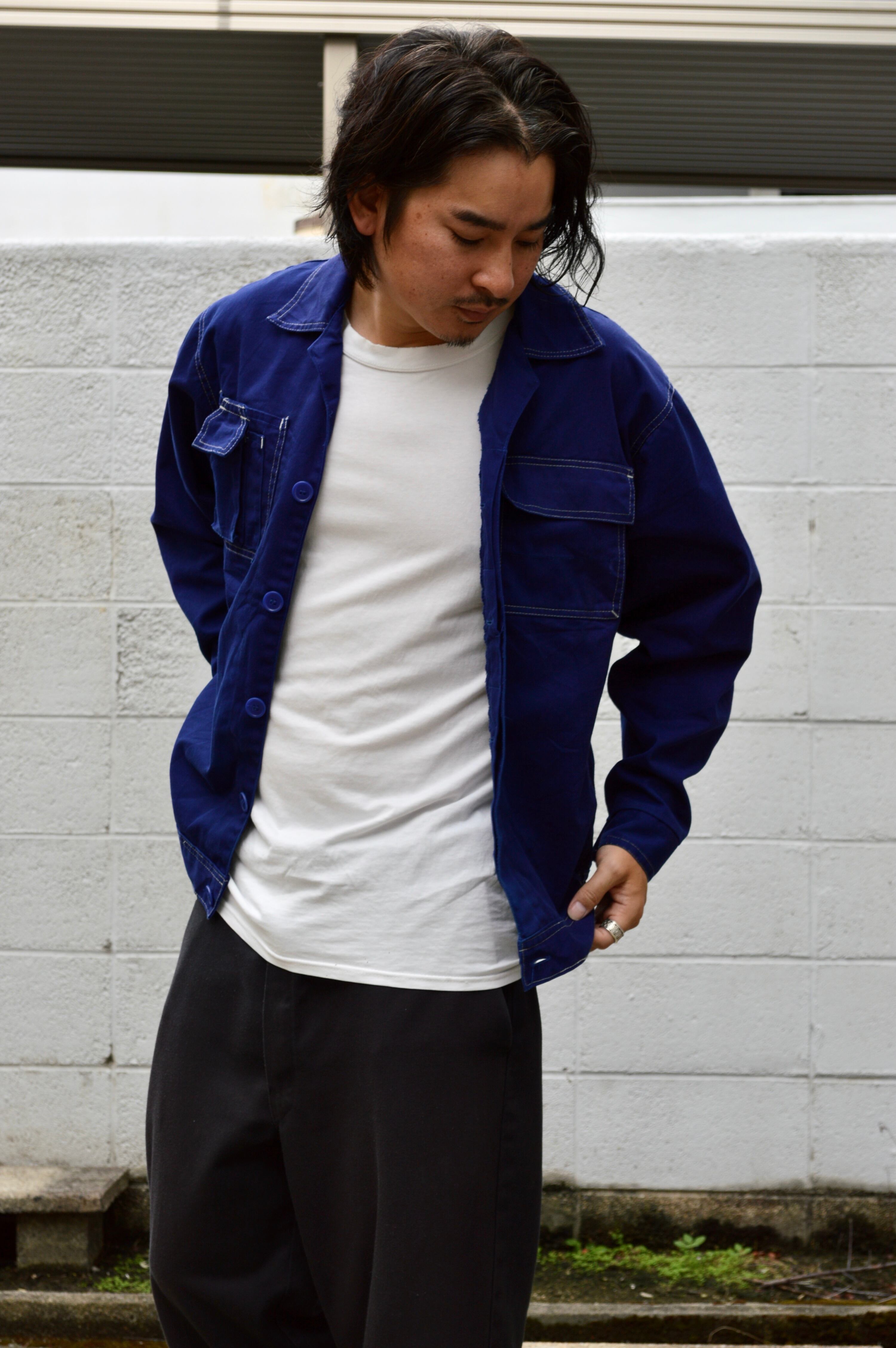 70s ヴィンテージ フレンチワークジャケット 48 L相当 70s ヴィンテージ フレンチワークジャケット 48 L相当