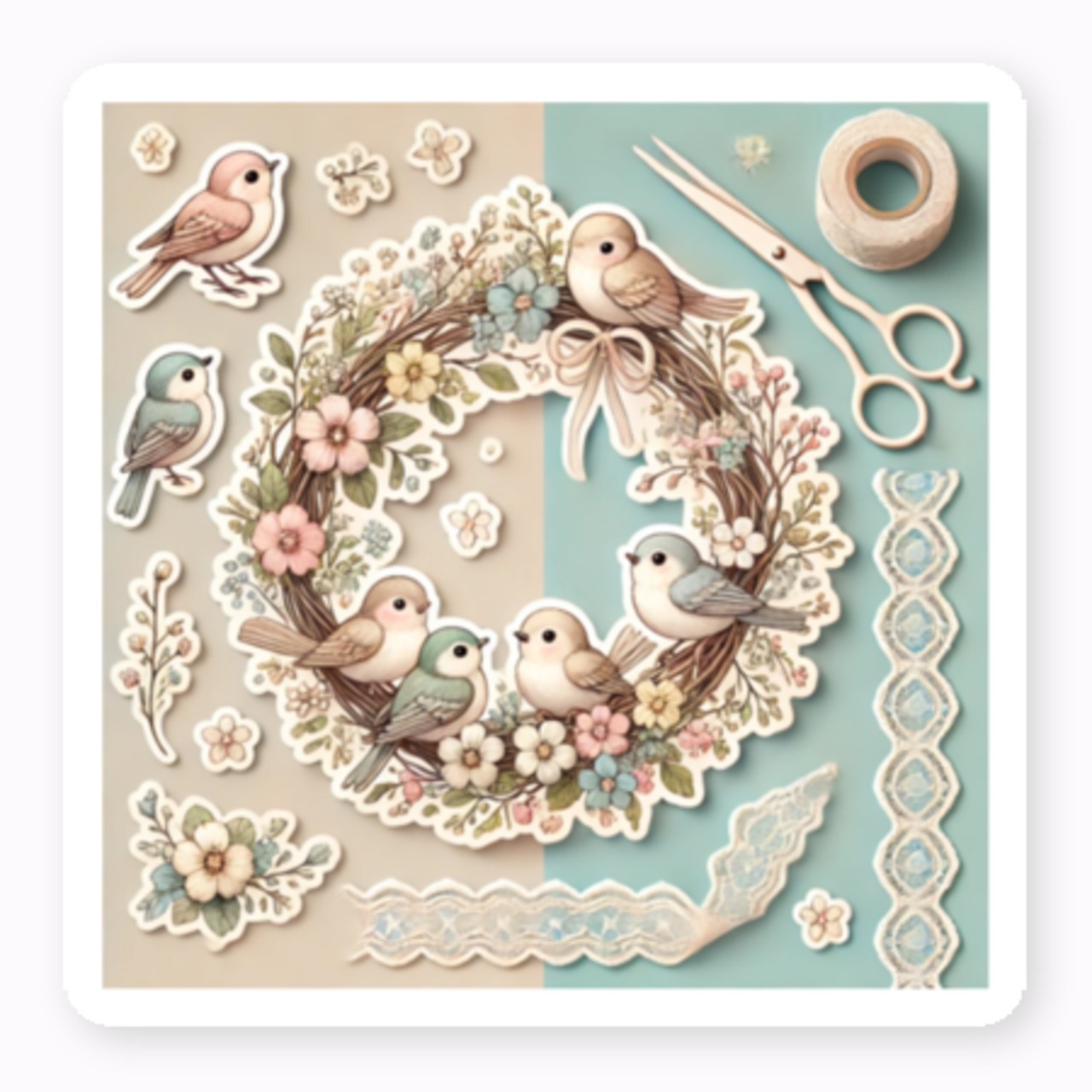 Sweet Nest Wreath | yurucolle
