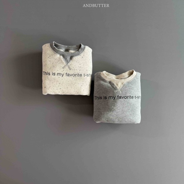 フェイバリットトレーナー 【andbutter】