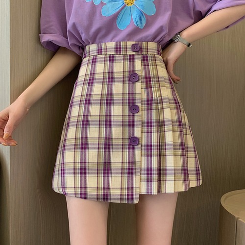 ✞ スカート 大人女子☆♬カワイイ♥Aライン パープル ✞ゴスロリ SM ミリ 甘ロリ クラロリ 和ロリ エレガント 黒ロリ 姫ロリ 華ロリ BB-BB2224250