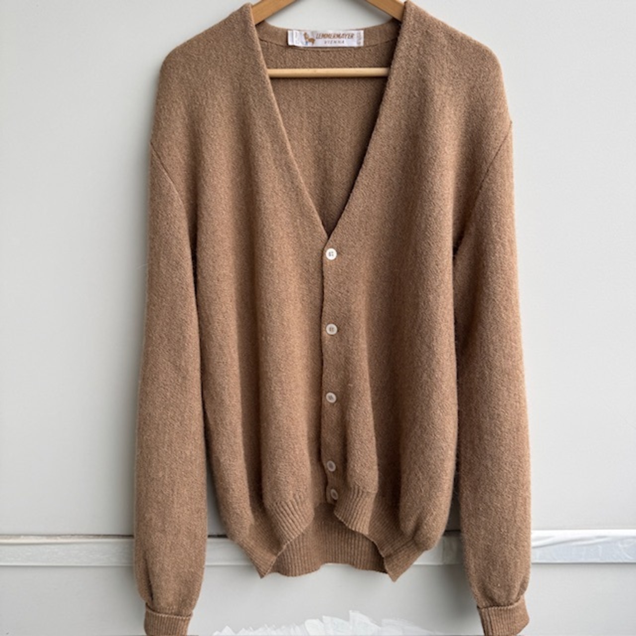 LEMMERMAYER アルパカ100% カーディガン ブラウン