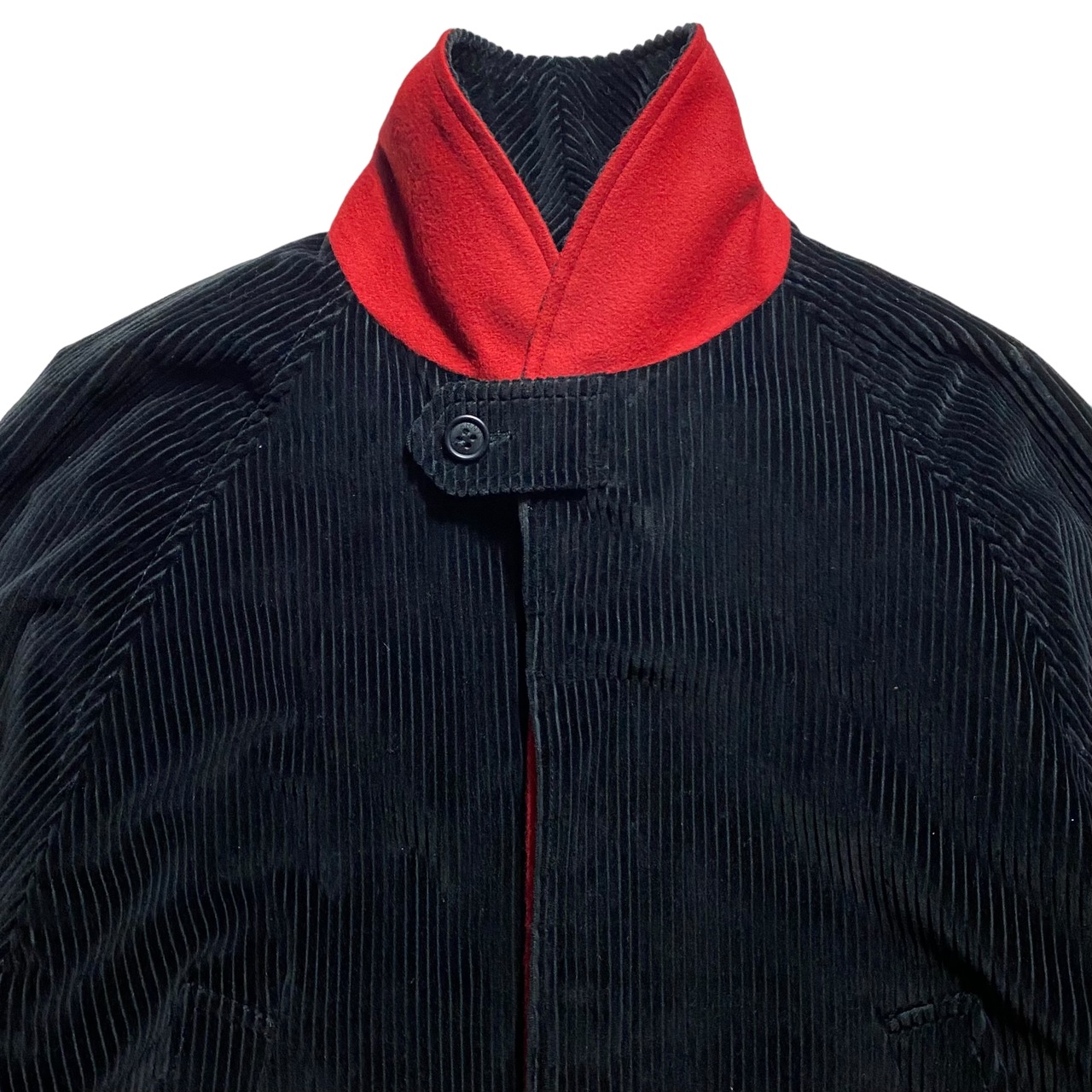 ARNYS PARIS black corduroy shawl collar coat “Saint Germain”