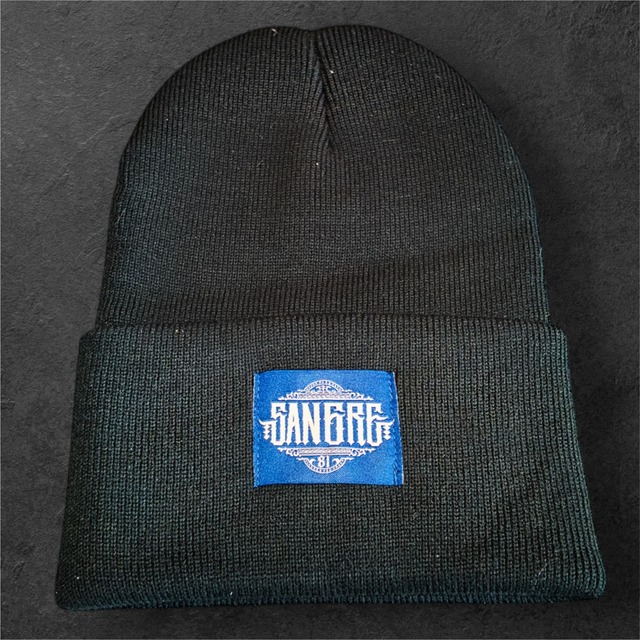 SANGRE プレーンビーニー（ブラック）