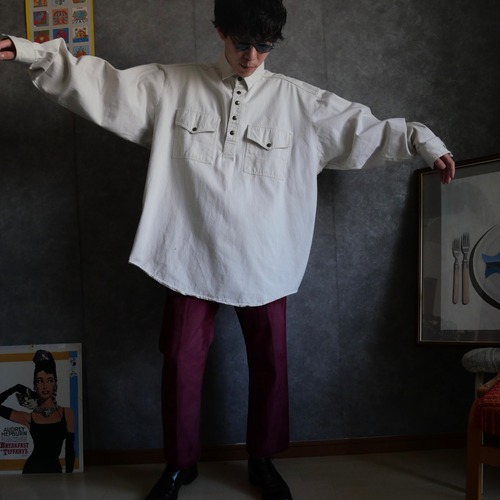 90s orvis×malpai western pullover  field shirt