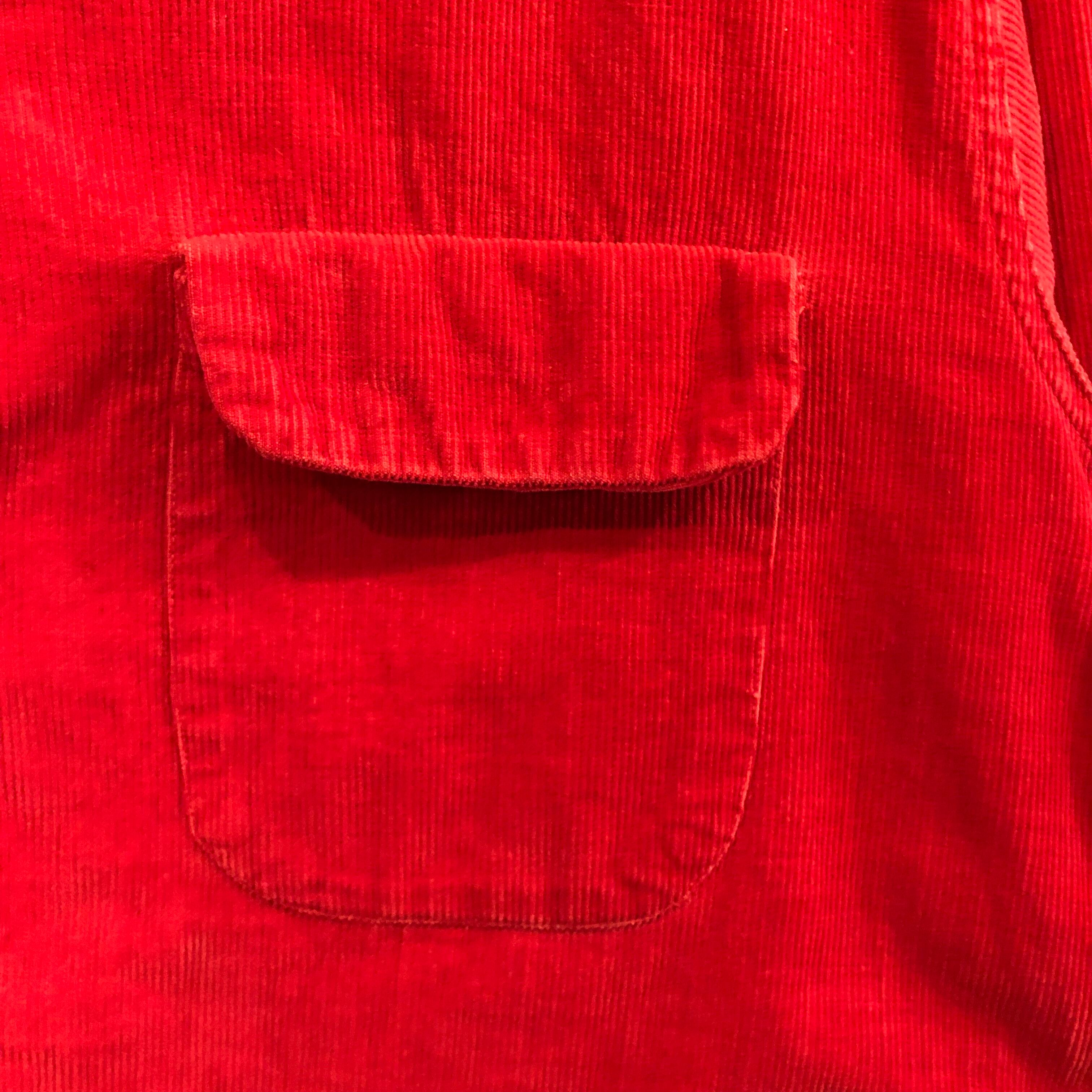 50s BRENT L/S Corduroy Open Collar Shirt | VOSTOK