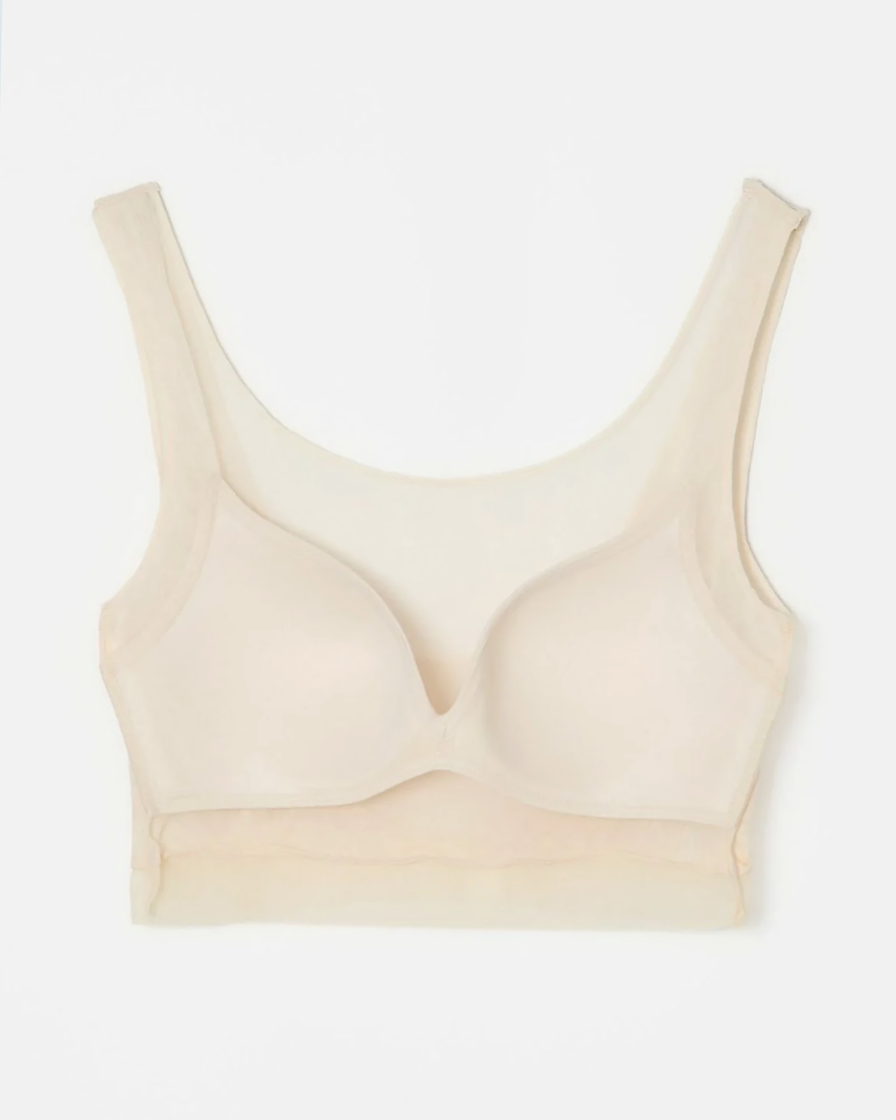 NICENICE MOMENT / Mesh Bra Tank Mesh Black