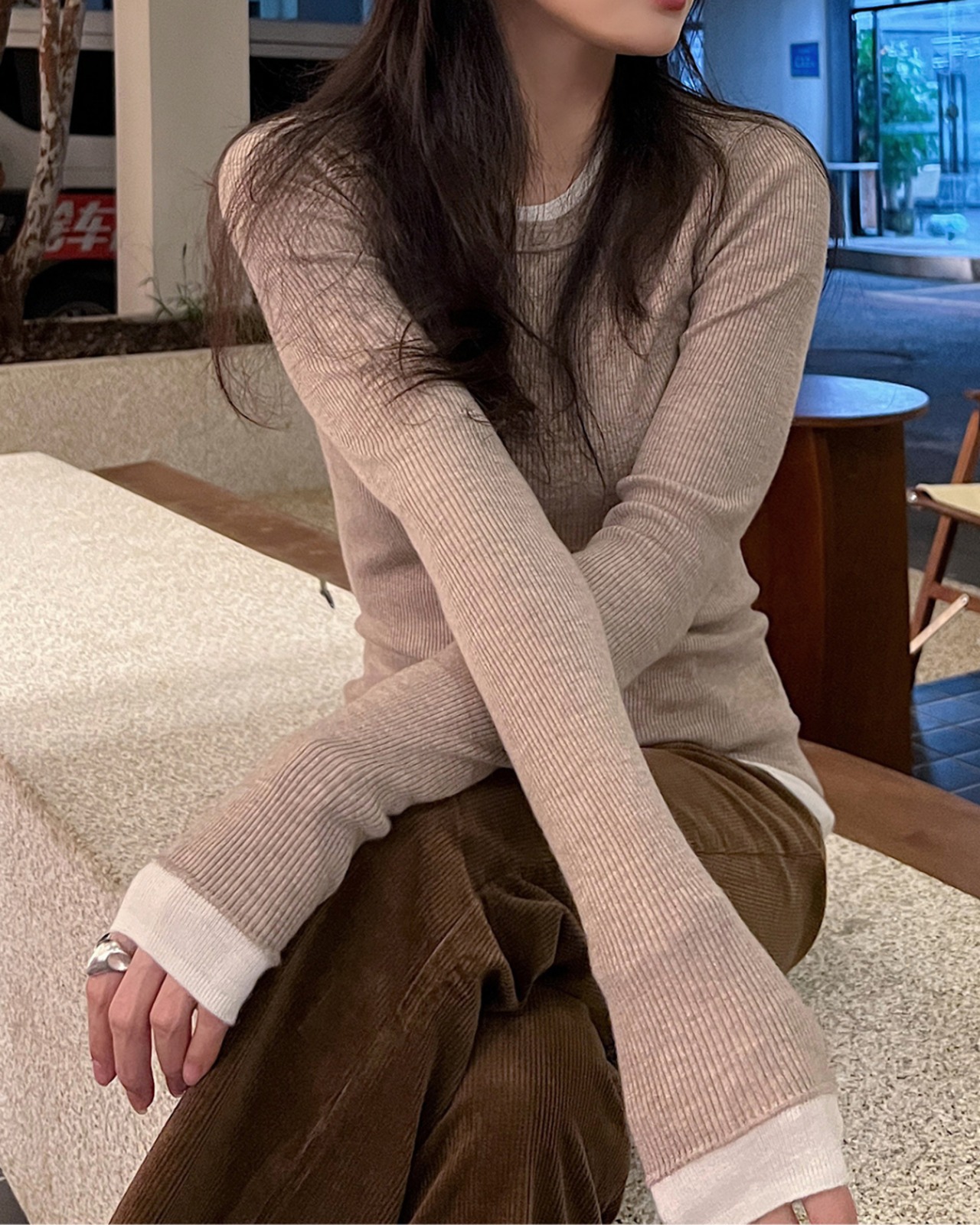 ダブルレイヤーロングスリーブ A0424 - 4