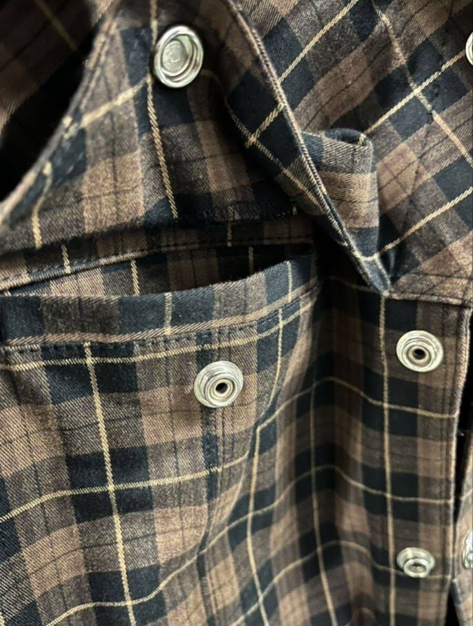 CHROME HEARTS クロムハーツ クロスボール ブラウンチェック
