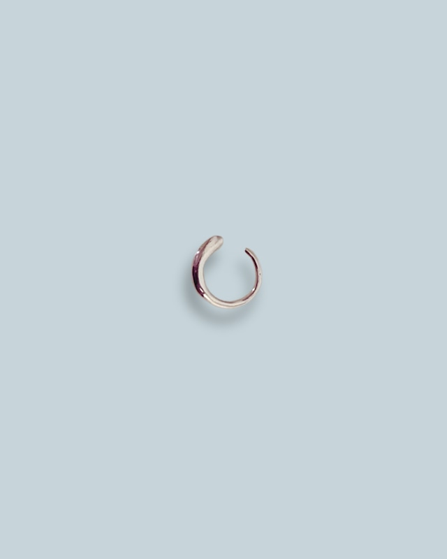 hoop earcuf -siver-