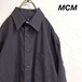 美品 MCM エムシーエム ストライプ デザインシャツ