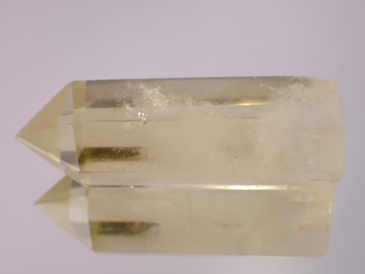 レモンクォーツ　オベリスク/シングルポイント　45.7g　[D2-12]